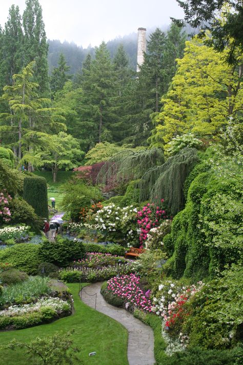 Buchart Gardens - Canada - by Patty McQuiston - 2013 Landscape Designs, Public Garden, Outdoor, Butchart Gardens, Buchart Gardens, English Garden, Botanical Gardens Near Me, Big Garden, Landscape Design