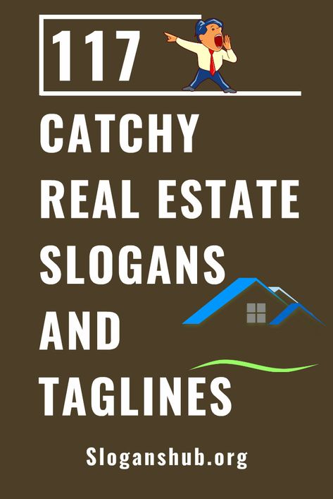 Being lucrative, real estate business is now very saturated and competition is higher than ever. You need to distinguish yourself from your competitors to stay in this business. Real estate slogans or taglines can be used to capture the attention of your potential customers thus increasing your deals and profits. In this post, we have gathered a list of 117+ real estate slogans & taglines of existing real estate businesses to give you an idea. #slogans #taglines #realestate #realestateslogans Humour, Real Estate Tips, Content Marketing, Motivation, Instagram, Real Estate Leads, Real Estate Business Plan, Real Estate Quotes, Real Estate Business
