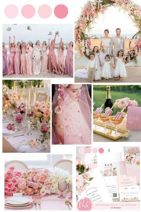 Decoration, Inspiration, Blush Pink Theme Wedding, Pink Wedding Color Scheme, Pink Wedding Colour Theme, Pale Pink Wedding Theme, Blush Pink Weddings, Wedding Theme Color Schemes, Light Pink Wedding