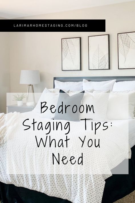 how to style a bed when selling a home Decoration, Home, Interior, Bedroom, Queen, Staging Ideas Bedroom, Home Staging Tips, Bedroom Essentials, Affordable Furniture