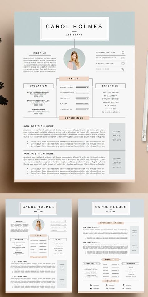 Resume Template 5 pages | Milky Way Resume Design, Design, Layout, Cover Letter For Resume, Resume Layout, Resume Design Free, Downloadable Resume Template, Resume Template Free, Creative Resume Templates