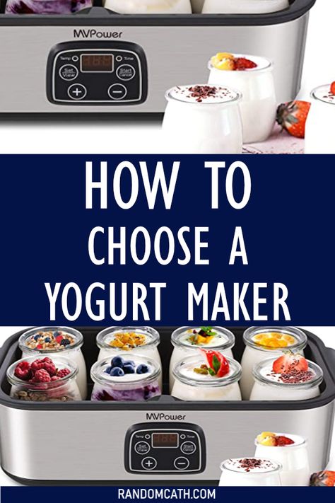 Best yogurt makers to make homemade yogurt. Choose a yogurt maker that makes sense for your lifestyle and that suits your needs, a guide on how to choose your yogurt maker.