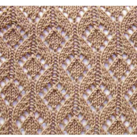 Free Knitting Stitch in lace with arches and diamonds. More Patterns Like This! Knitting, Crochet, Knitting Projects, Knit Patterns, Knitting Stiches, Knitting Stitches, Knitting Charts, Lace Knitting Stitches, Knit Stitch Patterns