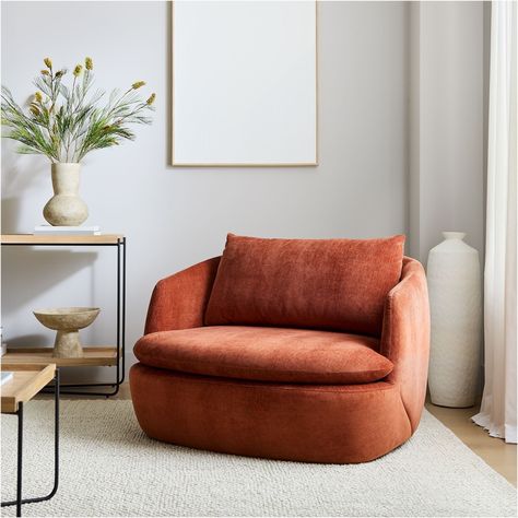 Best Swivel Lounge Chair West Elm, Interior, Sofas, Mid Century Swivel Chair, Mid Century Modern Swivel Chair, Corner Chair, Modern Swivel Chair, Designer Accent Chairs, Accent Chairs For Living Room