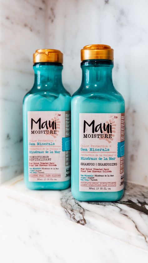 The Maui Moisture Sea Minerals Shampoo and Conditioner Maui, Shampoo, Bath, Moisturiser, Good Shampoo And Conditioner, Shampoo And Conditioner, Maui Moisture, Cleansers, Conditioner
