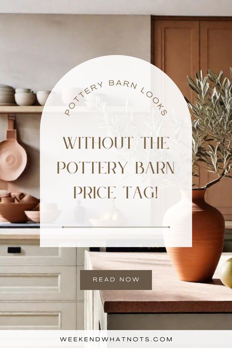 Pottery Barn’s Bestsellers but on a budget. You can have the look and feel of Pottery Barn with these Pottery Barn duplicates that are half the price! Come see these amazing home decor ideas and other home decor inspiration on the blog WeekendWhatnots.com Dupes, Design, Pottery Barn, Diy, Inspiration, Ideas, Pottery Barn Shelves, Pottery Barn Black, Pottery Barn Look