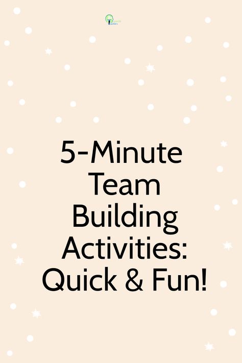 Discover the power of a cohesive team with our collection of 5-minute team building activities. Perfect for busy workplaces, our activities are designed to foster team spirit, boost morale and bring out the best in every employee. Dive in and transform your workplace today! Motivation, Cheerleading, Teen Team Building Activities, Team Building Challenges, Team Building Skills, Quick Team Building Activities, Team Building Activities For Adults, Work Team Building Activities, Simple Team Building Activities