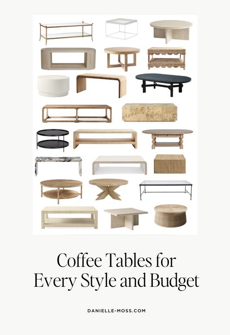 Coffee Tables for Every Style and Budget Tables, Design, Extra Large Coffee Table, Affordable Coffee Tables, Small Coffee Table, Coffee Table Size, Tall Coffee Table, Scandi Coffee Table, Modern Farmhouse Coffee Table