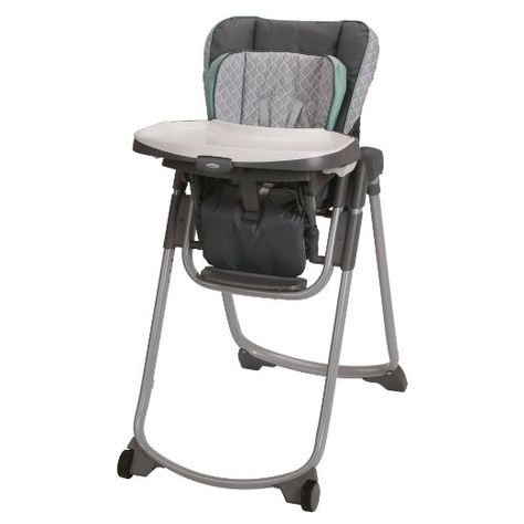 Graco Slim Spaces Highchair, Manor Graco High Chair, Folding High Chair, Best High Chairs, Portable High Chairs, Graco Baby, Travel Systems For Baby, Travel System Stroller, Chairs For Small Spaces, Baby High Chair