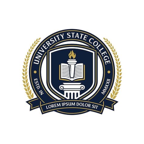 Design, Logos, Portrait, University Logo, College Logo, Education Logo Design, Education Logo, Logo For School, School Logo