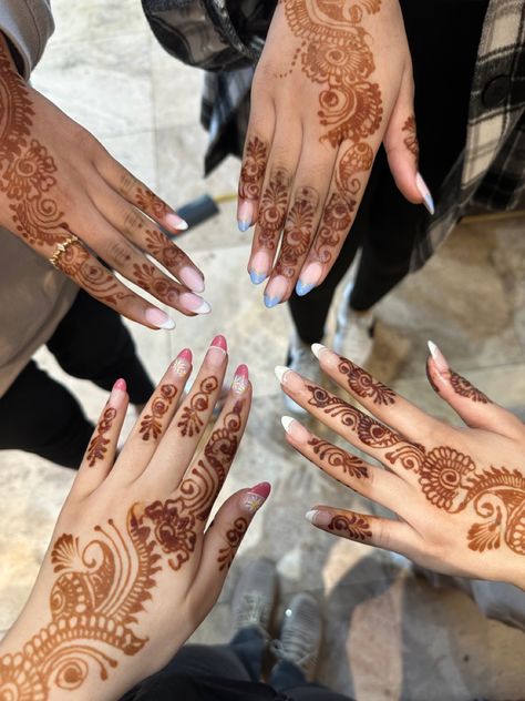 desi wedding manicure aesthetic Friendship, Mehndi, Wedding, Design, Henna Designs, Wedding Nails, Naan, Mehedi Design, Desi Wedding