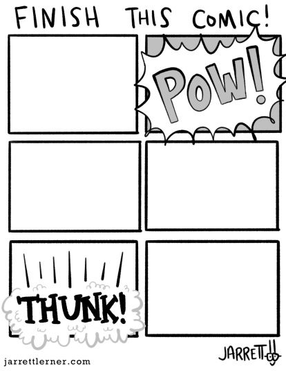 “Finish This Comic!” Comics Below you will find a collection of comics that are incomplete. Look closely at the pictures, then figure out what you need to add to complete the comic! Reading, Teaching, Literacy, Kids Writing, Teaching Writing, Worksheets For Kids, Writing Activities, Blank Comic Book Pages, Blank Comic Book