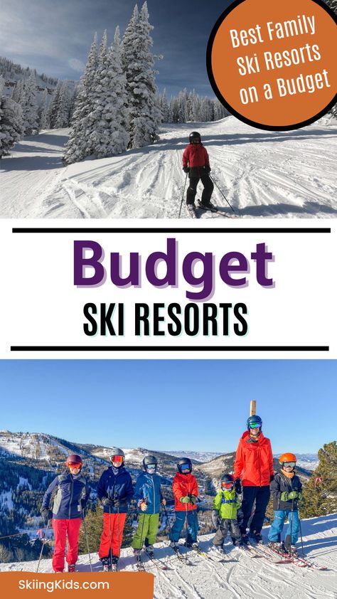 Best Family Ski Resorts on a Budget- family with kids skiing Resorts, Destinations, Kids, Ideas, Snow, Family, Families, Family Ski, Favorite