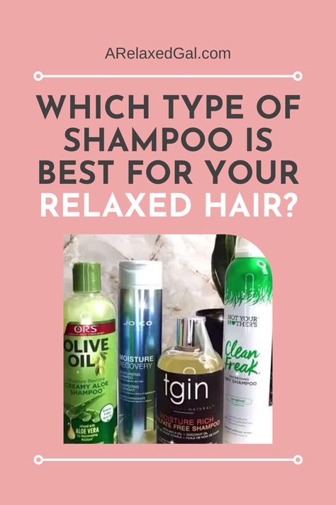 With so many different types of shampoos to choose from it can be hard to make sure you're finding the right one for your relaxed hair. Here is some info on moisturizing and clarifying shampoos to help make that decision-making easier. Shampoo, Good Shampoo And Conditioner, Best Shampoos, Clarifying Shampoo, Best Hair Care Products, Moisturizing Shampoo, Relaxed Hair Shampoo, Shampoos, Healthy Hair Journey