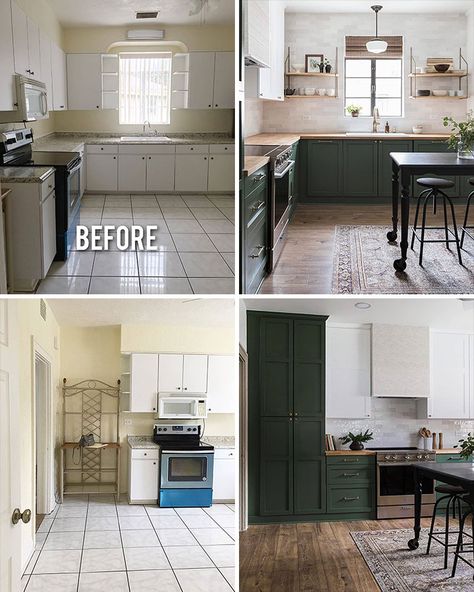 Instagram Account Showcases How Good Design Can Transform A Space And Here Are 95 Of The Best Before & After Pics (New Pics) Rooms Home Decor, Kitchen Interior, Home Décor, Home Interior Design, Home Kitchens, Old Home Remodel, Townhouse Interior, Home Decor Kitchen, House Interior