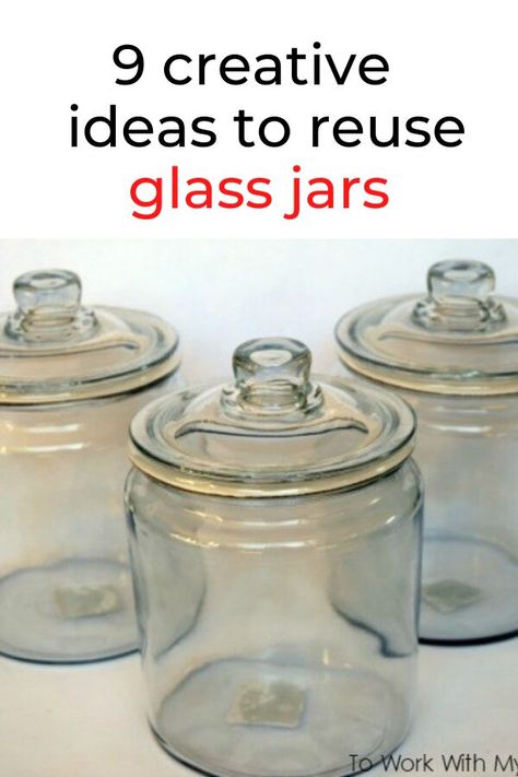 Mason Jars, Decoration, Upcycling, Recycling, Diy, Diy Glass Jars Ideas, Gallon Glass Jars Ideas, What To Put In Glass Jars, Fill Glass Jars Decorating Ideas