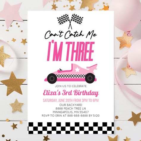Race Car Birthday Party, Trucks Birthday Party, Cars Birthday Parties, Cars Theme Birthday Party, Car Birthday Theme, Cars Birthday, 4th Birthday Parties, 4th Bday Party Girl Theme, 4th Birthday Girl Theme