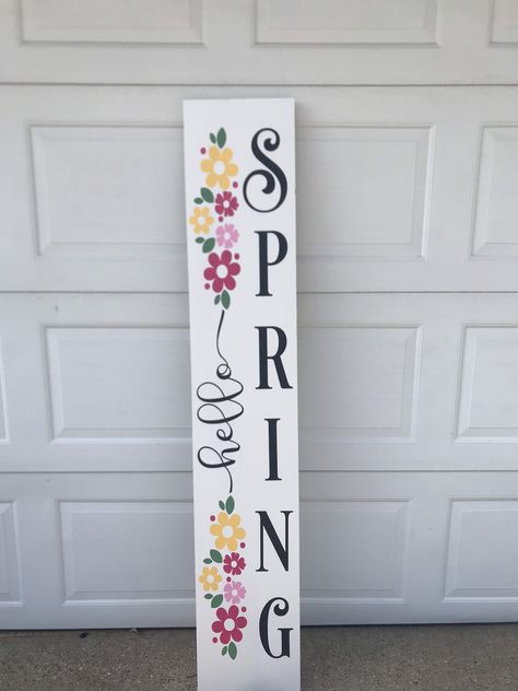 Excited to share this item from my #etsy shop: Spring Front Porch Sign, Summer Front Porch Sign, Double Sided Porch Sign Outdoor, Decoration, Home Décor, Porch Welcome Sign, Porch Signs, Front Porch Signs, Wooden Welcome Signs, Door Signs Diy, Door Signs