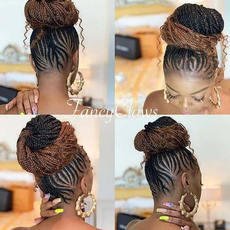 21 Trending Hairstyles and Haircuts for Black Women Hair Styles, Plait Styles, Cute Simple Hairstyles, Haar, Cool Braid Hairstyles, Peinados, Braid Styles, Trendy Hairstyles, Afro