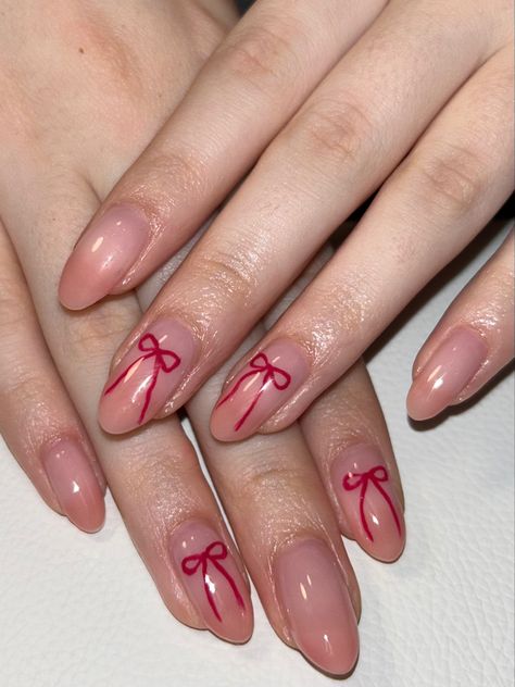 red bow ribbon nails inspo red nails aesthetic fall nails Red Nails, Cute Nails, Bow Nail Designs, Cute Acrylic Nails, Bow Nail Art, Dream Nails, Nail Inspo, Nails Inspiration, Pretty Nails