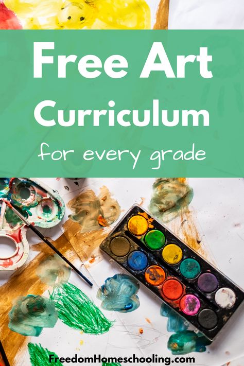 Free homeschool art curriculum for every grade. Includes tutorials for painting, drawing, crafts, and more. Also includes art appreciation and art history. Mac, Ideas, Elementary Art, Montessori, Art Lesson Plans, Art Education Resources, Studio, Elementary Art Lesson Plans, Homeschool Art Projects