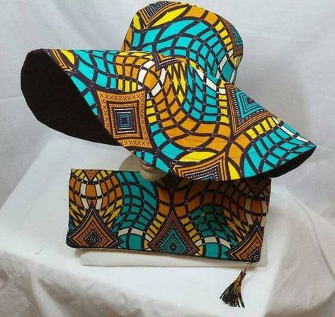 Ankara Hats: How to Pull Them off the Fashionista Way Africa, Patchwork, Ankara, African Fabric Accessories, African Hats, African Bag, African Fabric, African Accessories, African Wax Print