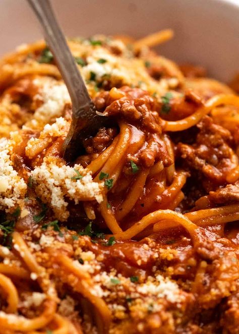 One Pot Pasta Bolognese | RecipeTin Eats Spaghetti, Pasta, Pasta Recipes, One Pot Pasta, Pasta Sauce, Pasta Types, Bolognese Recipe, Pasta Dishes, One Pot Spaghetti