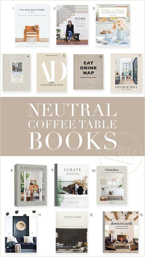 Home, Interior, Simple Living, New Living Room, Coffee Table Books, 10 Things, Living Room Decor, House Styles, House