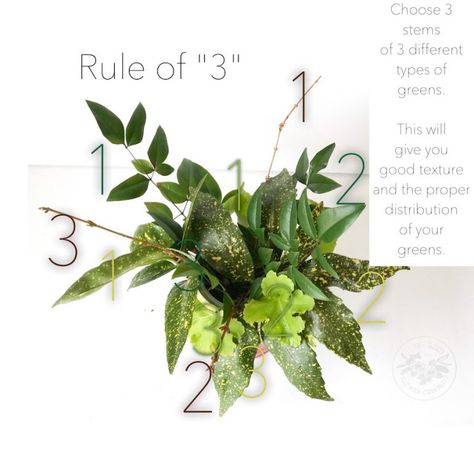 Learn the "rule of 3" for floral design 101. Floral, Bouquets, Floral Arrangements, Design, Floral Design Classes, Floral Designs Arrangements, Floral Mechanics, Floral Design, Flower Mechanics