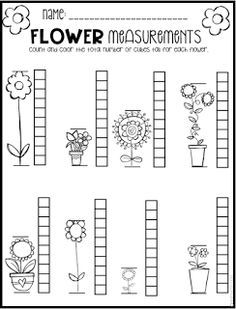 Spring Math and Literacy Printables and Worksheets for Pre-K and Kindergarten Pre K, Phonics, Spring Math Kindergarten, Spring Math Worksheets, Spring Math, Pre K Worksheets, Kindergarten Spring Math Worksheets, Kindergarten Math, Measurement Kindergarten
