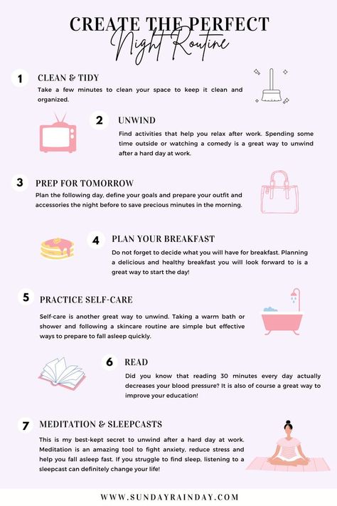 Self Care Routine, Self Care Activities, Daily Routine Habits, Productive Habits, Productive Day, Productive Morning, Self Care, Bedtime Routine, Night Time Routine
