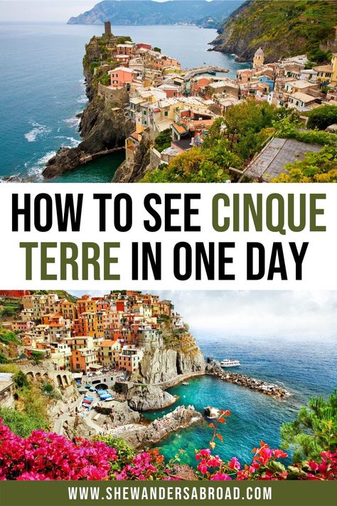 Planning to visit Cinque Terre but you only have one day? Don't worry! Follow this one day in Cinque Terre itinerary to see all five villages in just 24 hours! | Italy travel tips | Cinque Terre travel tips | Cinque Terre vacation | Cinque Terre in one day | 1 day in Cinque Terre | Cinque Terre itinerary | Cinque Terre things to see | Cinque Terre Italy aesthetic | Cinque Terre Italy things to do | Cinque Terre photography | Manarola | Riomaggiore | Vernazza | Corniglia | Monterosso al Mare Wanderlust, Milan, Lucca, Cinque Terre, Oxford, Lausanne, Trips, Cinque Terre Itinerary, Cinque Terre Italy Hiking