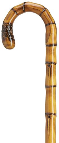 Genuine Chestnut Cane with Simulated Bamboo Steps [9-008300] - $99.95 : Cane Masters!, Walking Canes for mobility, self-defense, exercise and rehabilitation Gentleman, Chestnut, Wooden Canes, Canes & Walking Sticks, Canes And Walking Sticks, Cane Stick, Wooden Walking Sticks, Maple Wood, Walking Sticks And Canes