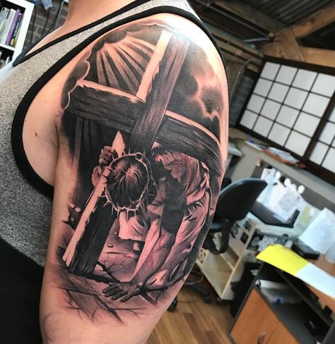 Have you ever wondered what the Bible says about tattoos? Do you want a tattoo, but also want to be a good Christian? Here are 27 tattoo ideas for Christians... Ink, Christian Tattoos, Instagram, Tattoo, Jesus Tattoo Sleeve, Jesus Tattoo Design, Religious Tattoos, Unique Christian Tattoos, Christian Sleeve Tattoo