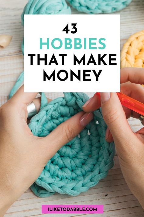 Do you have a passionate hobby that you want to use to make extra income each month? Then you need this ultimate money making hobbies guide that will give you resources and ideas on how you can leverage hobbies that make money. Read the blog post for more info and check out my website for more side hustle tips, making money online ideas, and recourses for starting a business. Crafts, Things To Sell Online, What To Sell Online, Make Money From Home, Making Money From Home, Way To Make Money, Make Money Online, Things To Sell, Cheap Hobbies