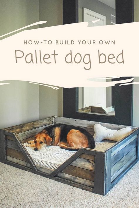 Diy Furniture, Wooden Pallets, Pallet Furniture, Diy Pallet Projects, Diy Dog Bed, Pallet Diy, Wood Diy, Pallet Dog Beds, Pallet Bed