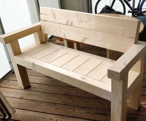Diy Bench Outdoor, Wooden Bench Plans, Wooden Bench Diy, Wooden Bench Outdoor, Bench Plans, Wood Bench Plans, Outdoor Wooden Benches, Wooden Outdoor Chairs, Diy Wood Bench