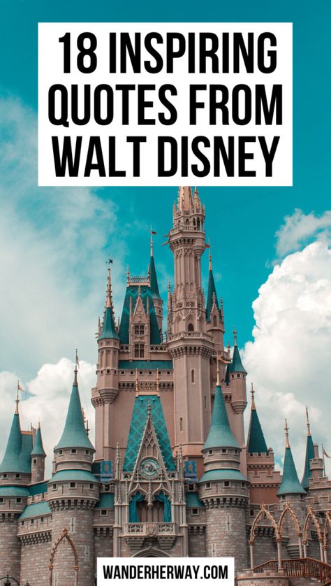 Disney, Motivation, High School, Mindfulness, Walt Disney, Disney Travel Quotes, Disney Vacation Quotes, Disney Quotes About Magic, Disney Quotes About Dreams