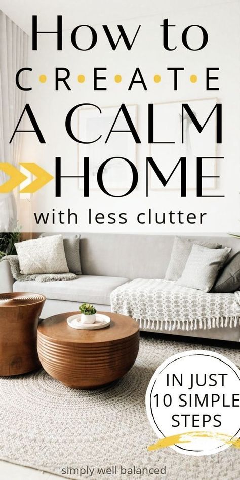 Design, Household Tips, Home Décor, Home, Art Deco, Inspiration, Declutter Your Home, Decluttering Ideas Minimalism, Organizing Your Home