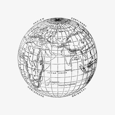 The globe vintage drawing Free Vector | Free Vector #Freepik #vector #freevintage #freecircle #freeeducation #freemap Vector Free, Map, Globe Drawing, Globe Art, Desain Grafis, Globe, Geometric Circle, Watercolor Circles, Vintage Drawing