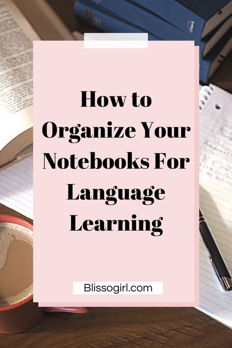 In this post I share with you my tips on how to organize your notebooks to learn any language! #languages #language #learning #student #notebook #organization #polyglot #bilingual #korean #spanish #japanese #german #english English, Motivation, Language Study, Study Organization, Language Courses, Learning Organization, Ebooks, Workbook, Learn English