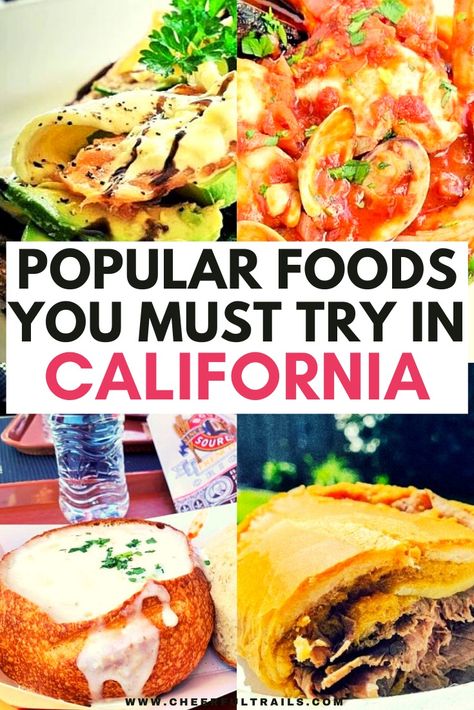 Popular Foods You Must Try In California Wanderlust, Trips, Restaurants, California Food, State Foods, West Coast Foods, Food Places, Popular American Foods, Local Food