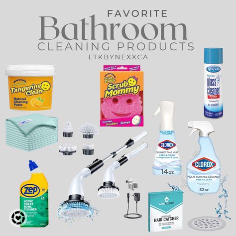Favorite bathroom cleaning products Bathroom Cleaning Products, Cleaning Products For Bathroom, Best Bathroom Cleaning Products, Bathroom Cleaning Essentials, Bathroom Cleaning Supplies, Bathroom Cleaning Supplies List, Bathroom Cleaning Tools, Clean Cleaning Products, Cleaning Hacks Bathroom