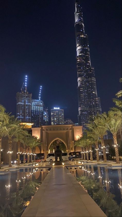 Dubai, Nice View, Night City, City Vibe, Night Life, City View, City Aesthetic, Lugares, Dubai Aesthetic