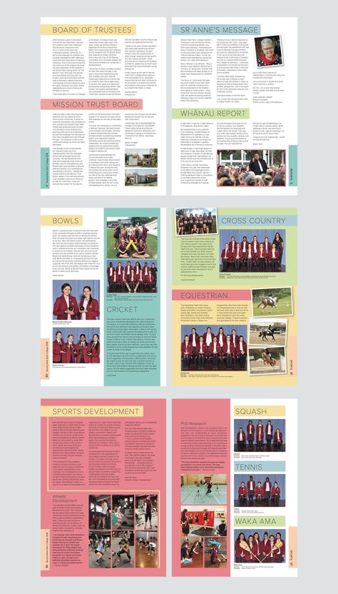 7 Unique School Yearbook Page Designs To Inspire! - Spacific Creative Web Design, Editorial, Design, Team Page, Yearbook, School Yearbook, Science Magazine, Yearbook Design, Yearbook Pages