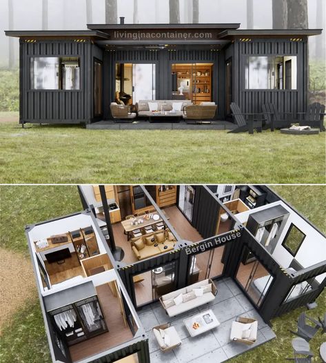 Tiny House Design, Container House Plans, Container Home Designs, Container House Design, Shipping Container Home Designs, Shipping Container House Plans, Container Homes, Container Home, Small House Design