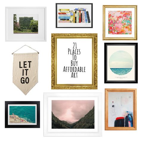 21 Places To Buy Original Art That’s Actually Affordable Ideas, Home Décor, Inspiration, Design, Interior, Affordable Art, Cheap Art Prints, Gallery Wall, Cheap Art