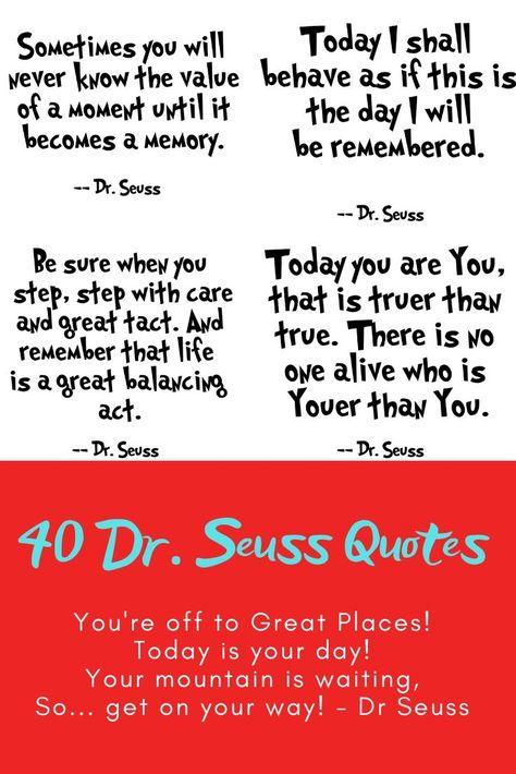 Inspirational Quotes, Fitness, Motivation, Inspirational Dr Seuss Quotes, Dr Seuss Quotes, Dr Suess Quotes, Seuss Quotes, Quotes For Kids, Quotes About New Year