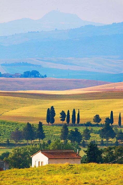 Tuscany Italy, Tuscany, Tuscany Landscape, Italian Landscape, Italy Landscape, Italia, Italy Painting, Beautiful Places