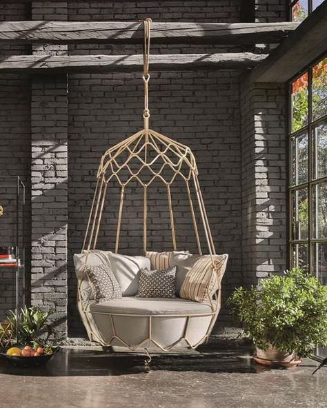 15 Best Indoor Hammocks and Indoor Swings - Relaxing Hanging Chairs and Swings for Your Home Architecture, Design, Art Deco, Dekorasyon, Deko, Modern, Kayu, Garten, House